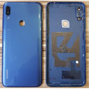 Huawei Y6 2019 (MRD-LX1) Kasa Kapak (Parmak İzli)-Mavi